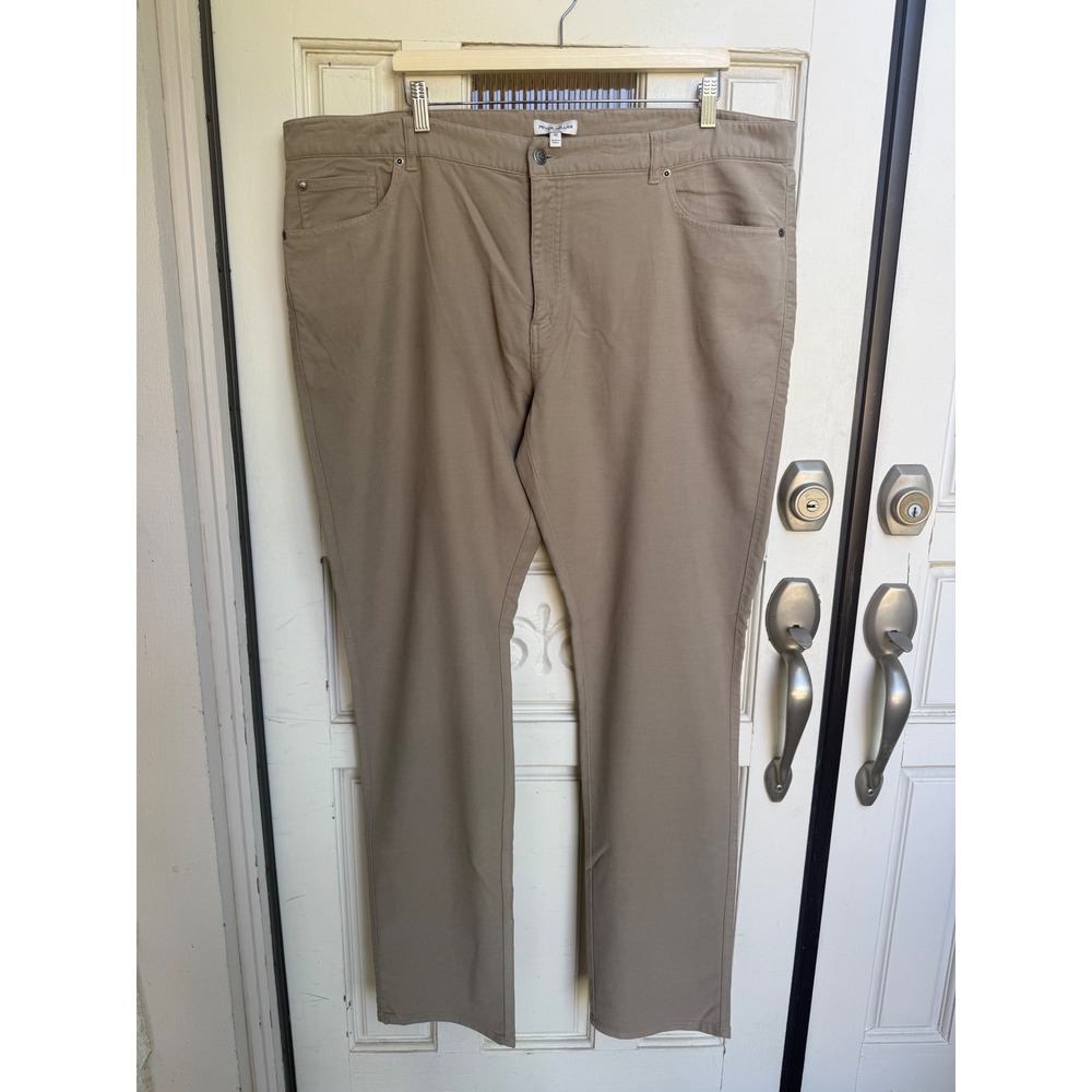 Peter Millar Crown Ridgeline Khaki Five Pocket Pants Stretch Mens Size 42 NEW